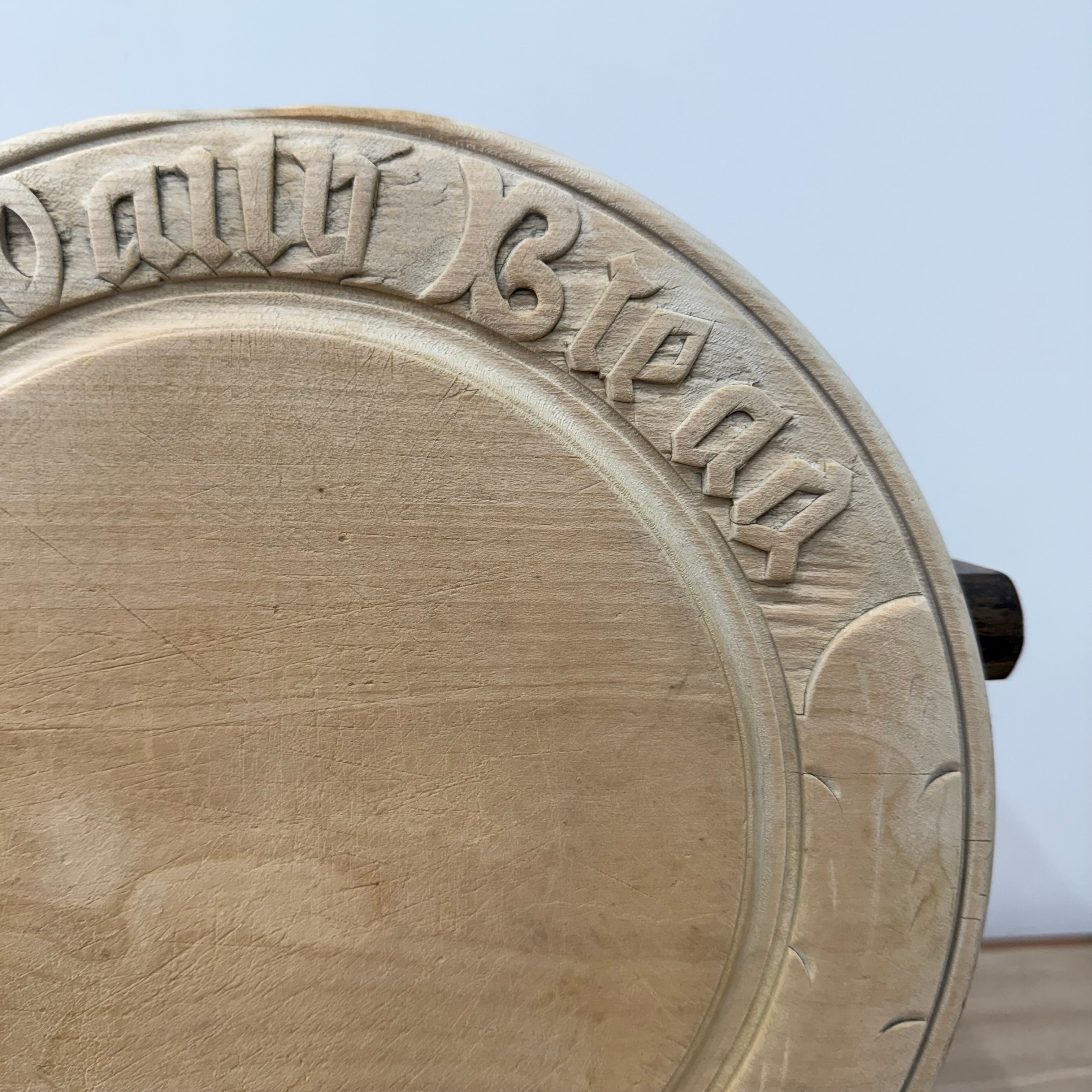 Carved Wooden “Our Daily Bread” Breadboard