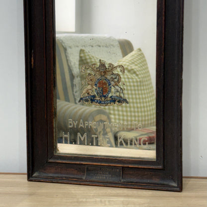 Vintage Shell Petrol Advertising Mirror Royal Warrant British Petroleum BP 1930s