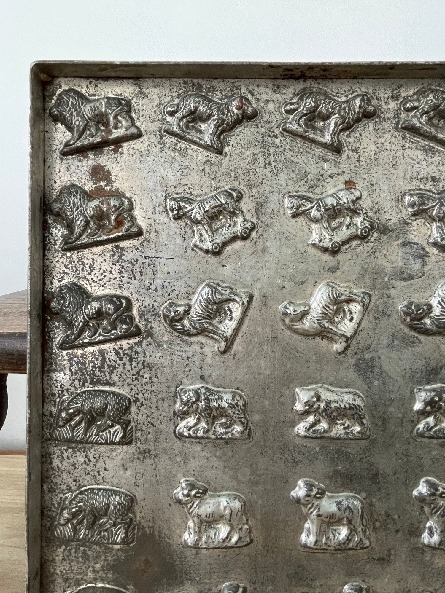Antique Anton Reiche Chocolate Mould Tray with Animals – c.1920s