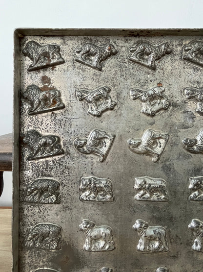 Antique Anton Reiche Chocolate Mould Tray with Animals – c.1920s
