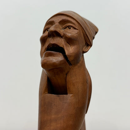 Hand Carved Wooden Figural Nutcracker Folk Art