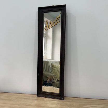 Vintage Shell Petrol Advertising Mirror Royal Warrant British Petroleum BP 1930s