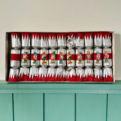 Vintage Mid Century Jack Frost Christmas Crackers Box