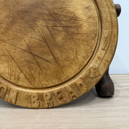 Edwardian English Carved Bread Board ‘Allinson Bread’