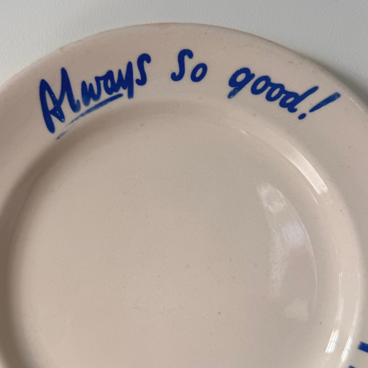 Vintage Telfers Meat Pies Advertising Plate