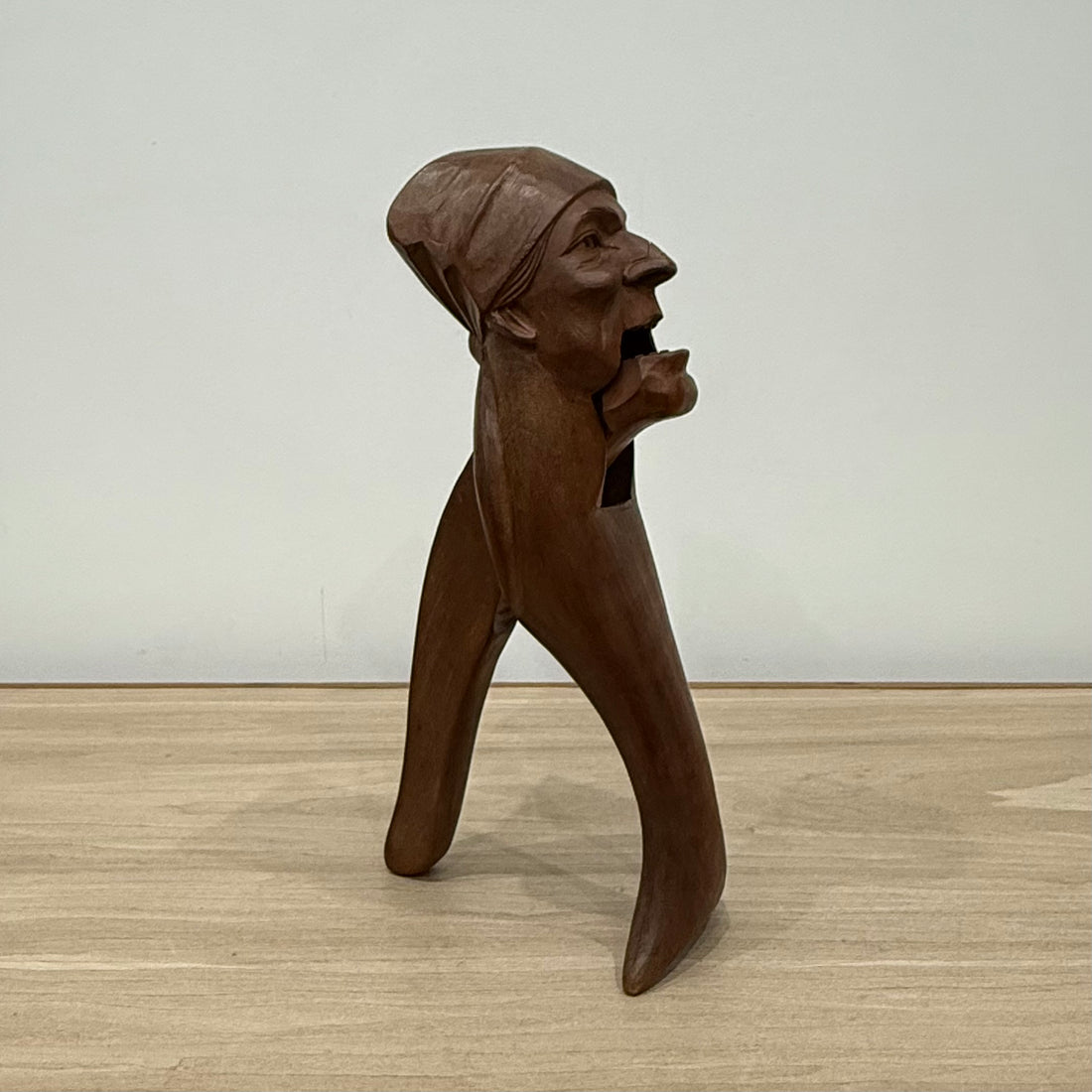 Hand Carved Wooden Figural Nutcracker Folk Art