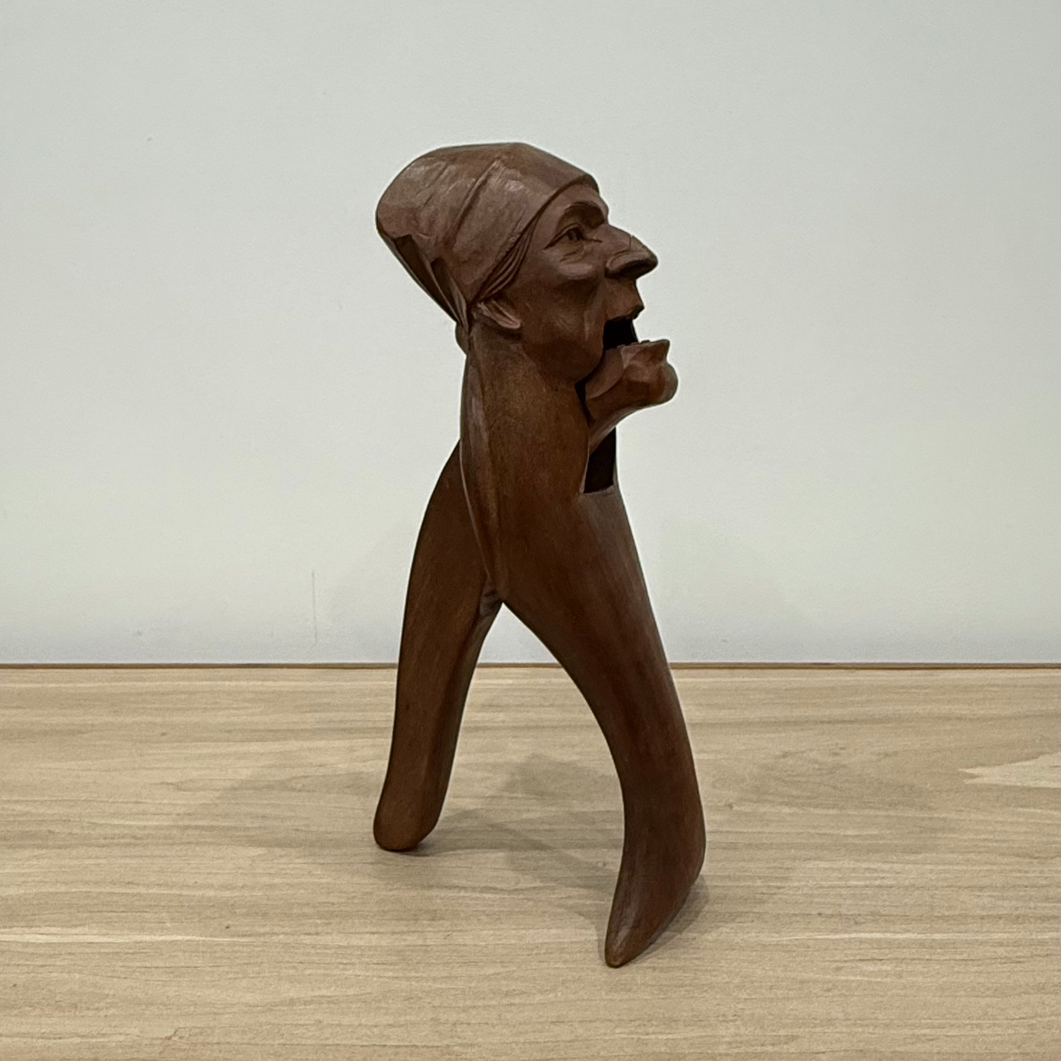 Hand Carved Wooden Figural Nutcracker Folk Art