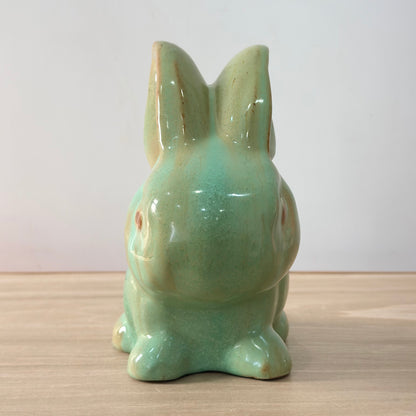 Vintage Green Rabbit Denby SylvaC Style Mid Century Ornament 17 cm