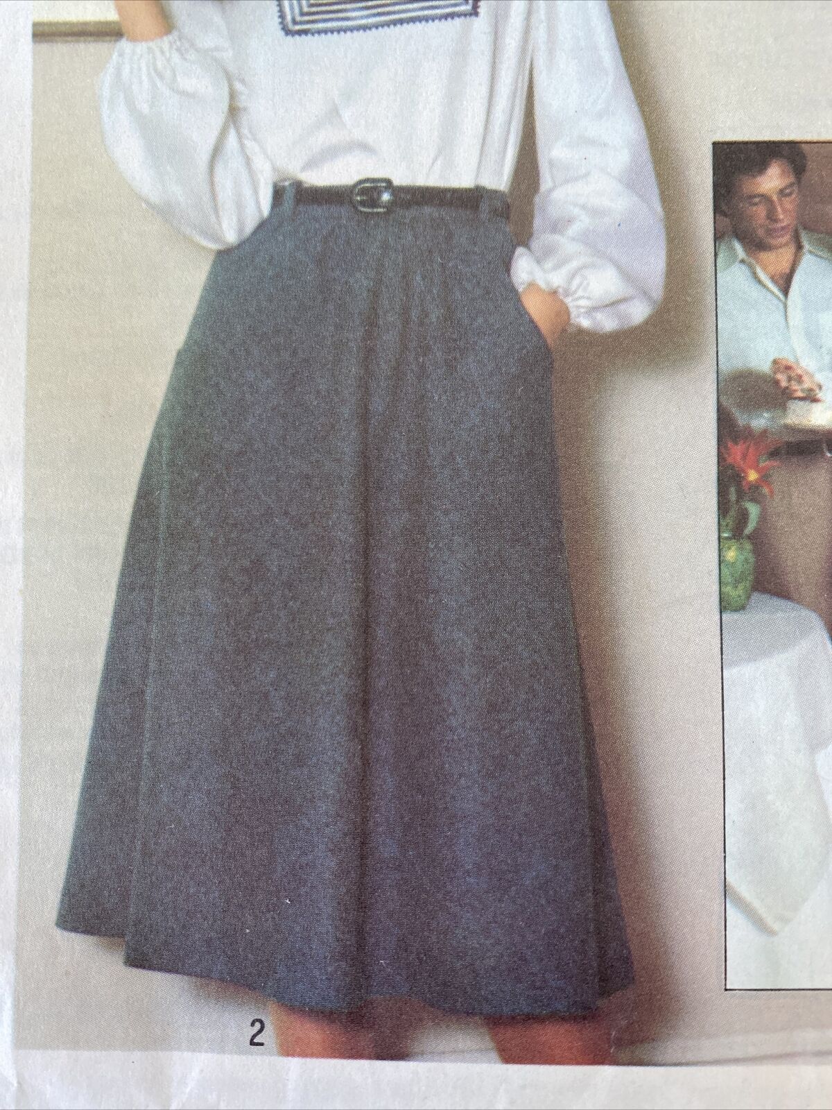 Simplicity 8087 Womens Size 12 Top Skirt Trousers UNCUT *