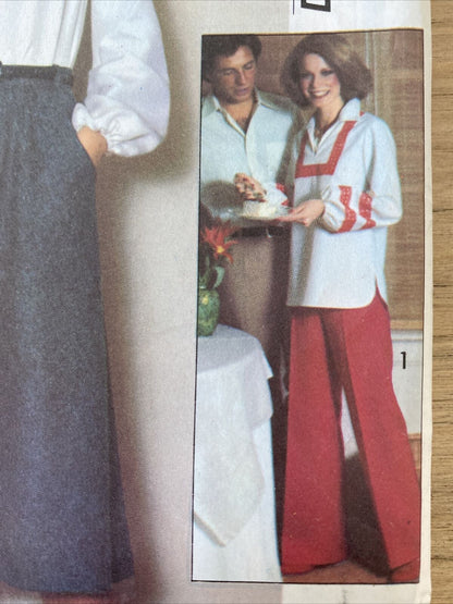 Simplicity 8087 Womens Size 12 Top Skirt Trousers UNCUT *
