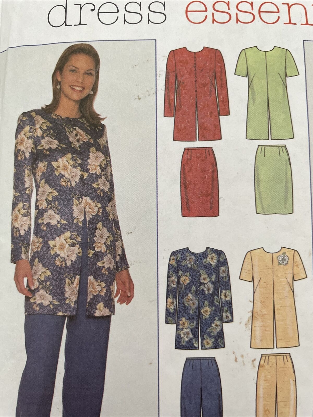 Simplicity 7844 Womens Size 14-18 Petite Tunic Skirt Trousers *