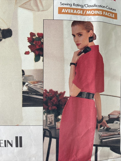 Vogue 2057 Womens Size 12 Petite Dress Anne Klein II