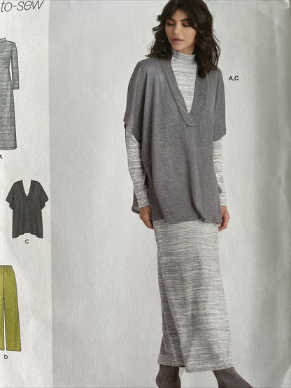 Simplicity S9018 Women Size XXS-XXL Dress Top Trousers FF *