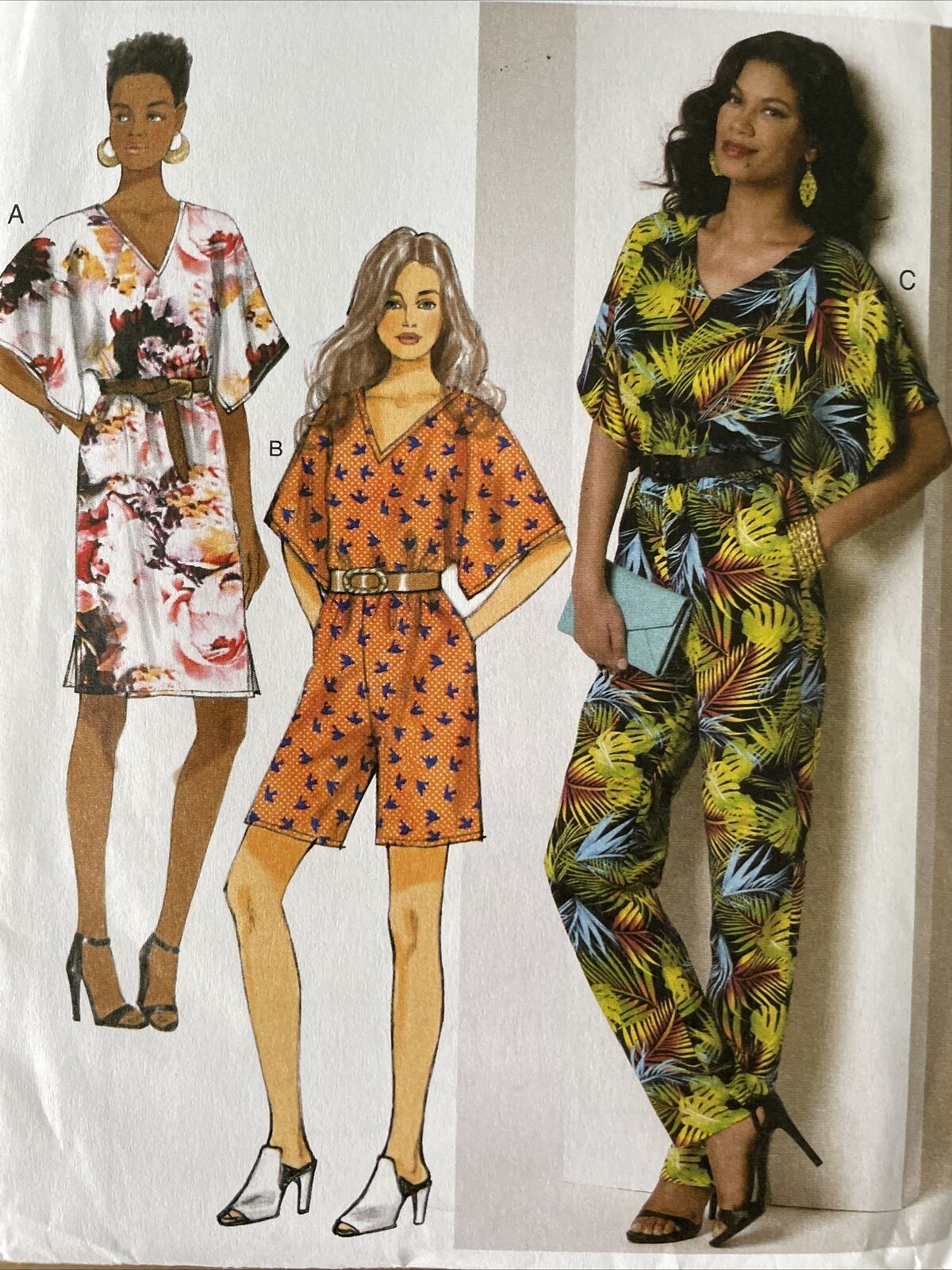 Butterick B6220 Women Size XS-M Dress Jumpsuit FF *