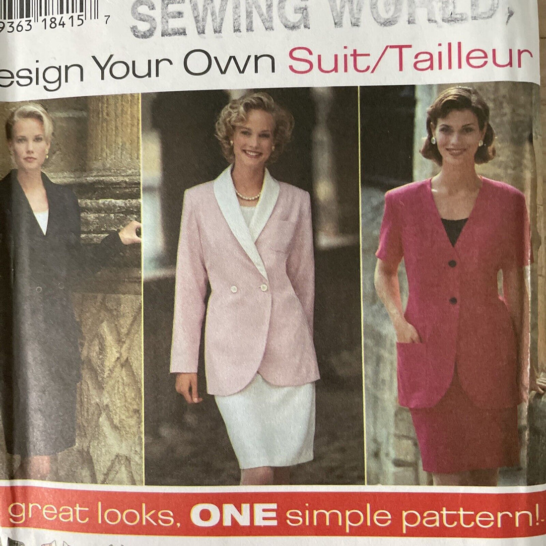 Simplicity 9878 Womens Size 8-12 Jacket Skirt FF *