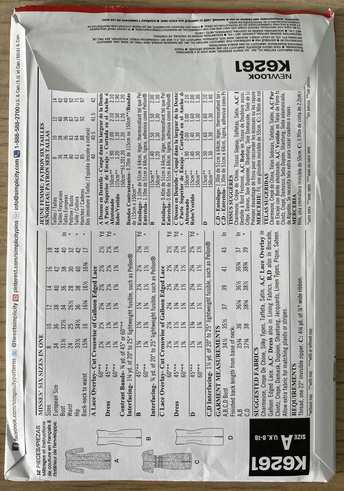 New Look K6261 Women&