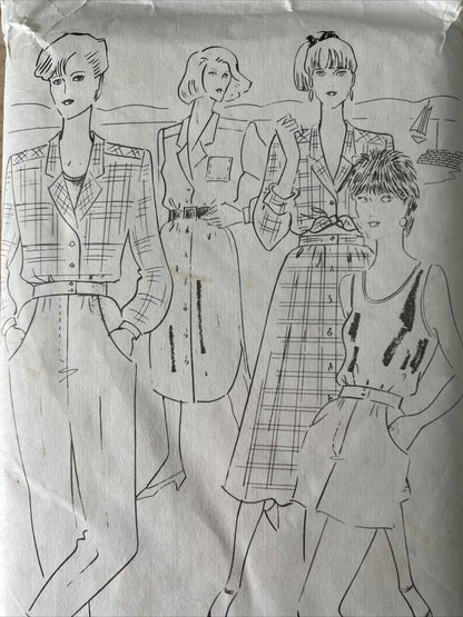 Womans Weekly B965 Womens Size 10-20 Dress Shirt Skirt FF