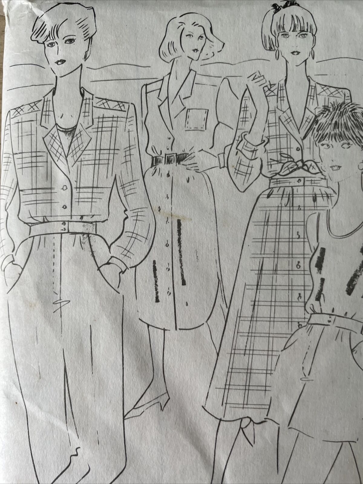 Womans Weekly B965 Womens Size 10-20 Dress Shirt Skirt FF