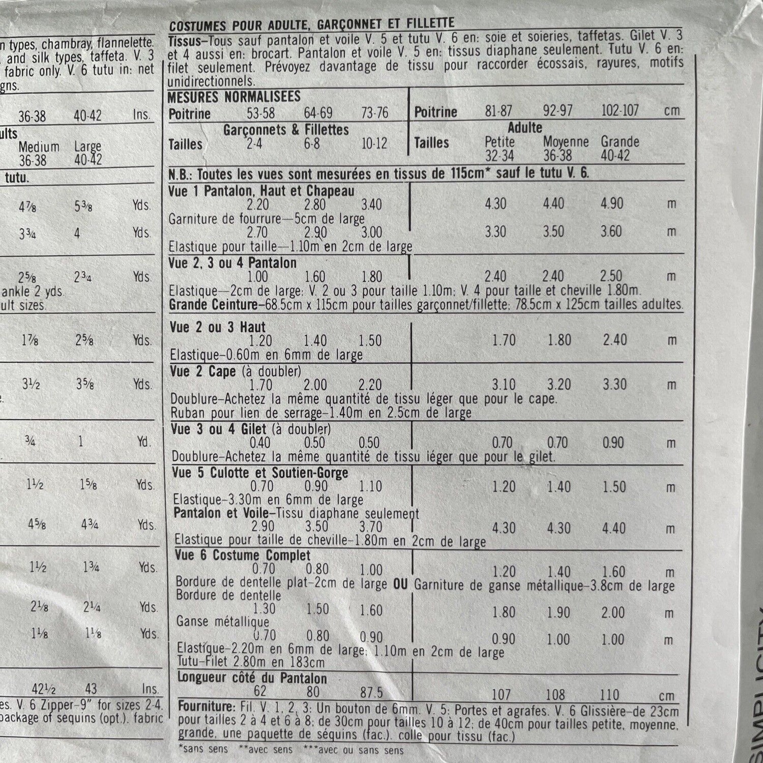 Simplicity 8289 Size S-L Fancy Dress  Dracula Ballet Pirate FF *