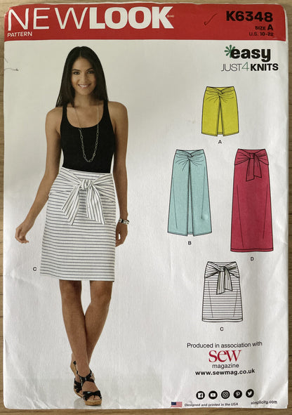 New Look K6348 Womens Size 36-48 EU Skirt *