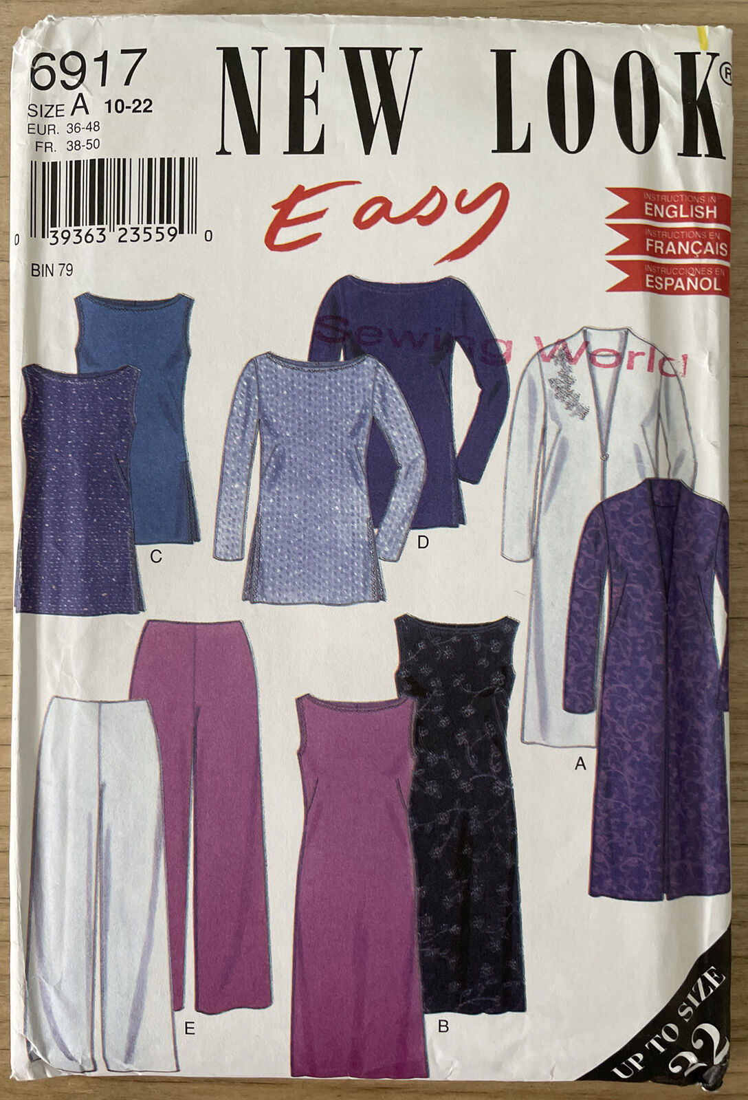 New Look 6917 Womens Size 10-22 Dress Top Skirt Jacket FF *