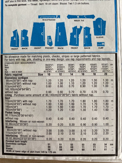 Style 2801 Womens Size 20 Skirt Top Skirt