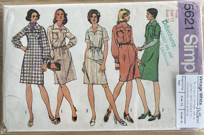 Simplicity 5621 Womens Size 12 Dress  *