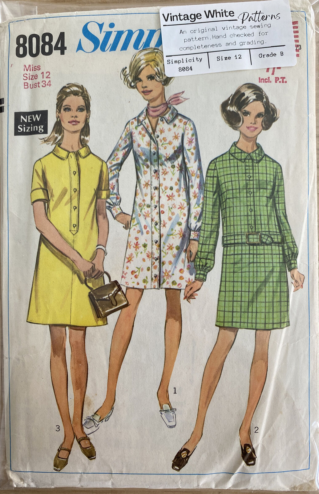 Simplicity 8084 Size 12 Dress *