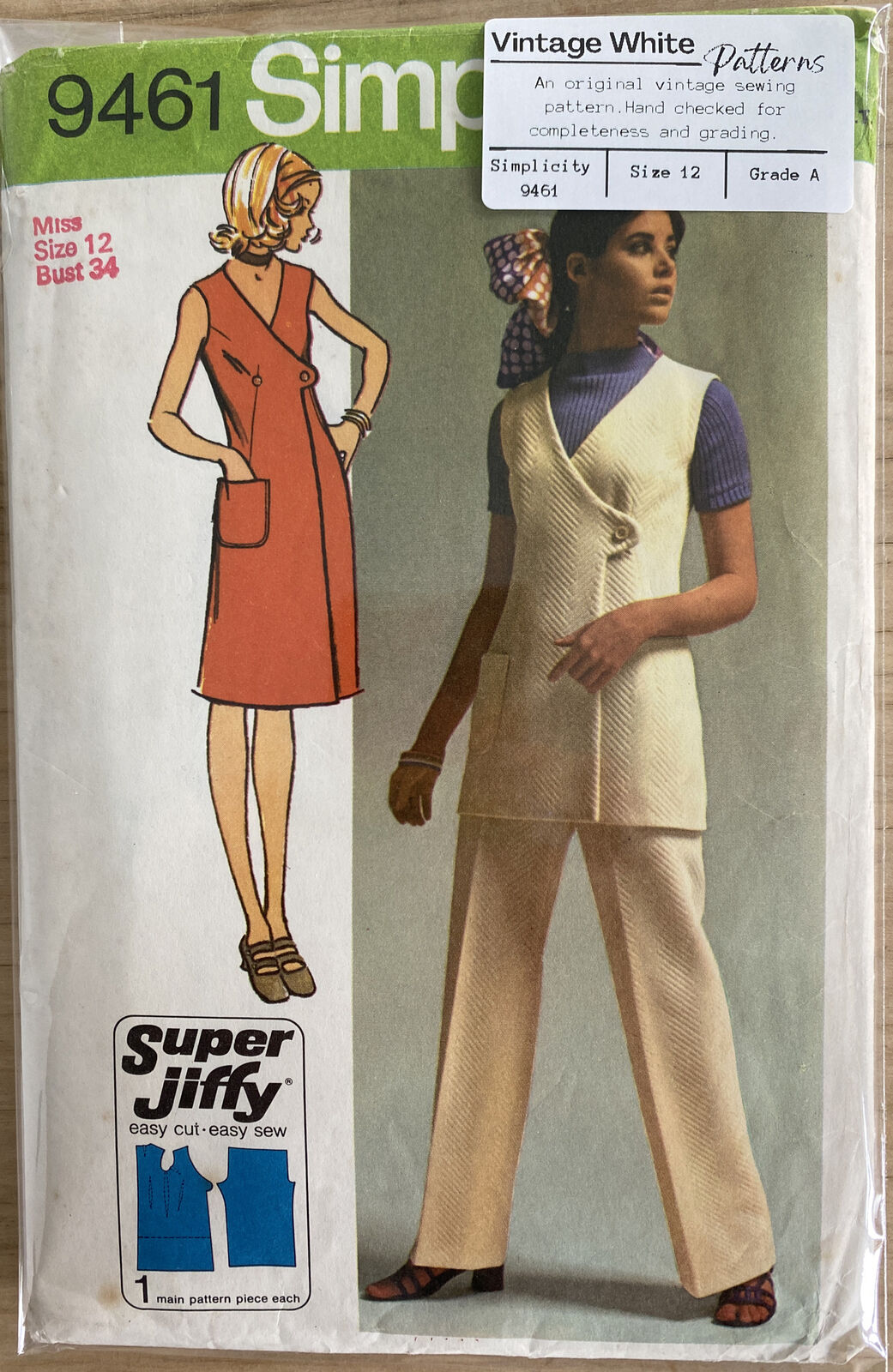 Simplicity 9461 - 1970s Women&