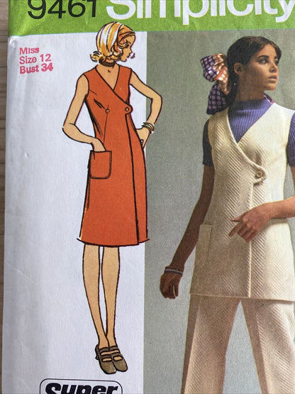 Simplicity 9461 - 1970s Women&