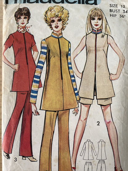 Maudella 5714 Womens Size 12 Tunic Trousers FF *