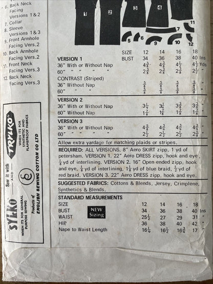 Maudella 5714 Womens Size 12 Tunic Trousers FF *