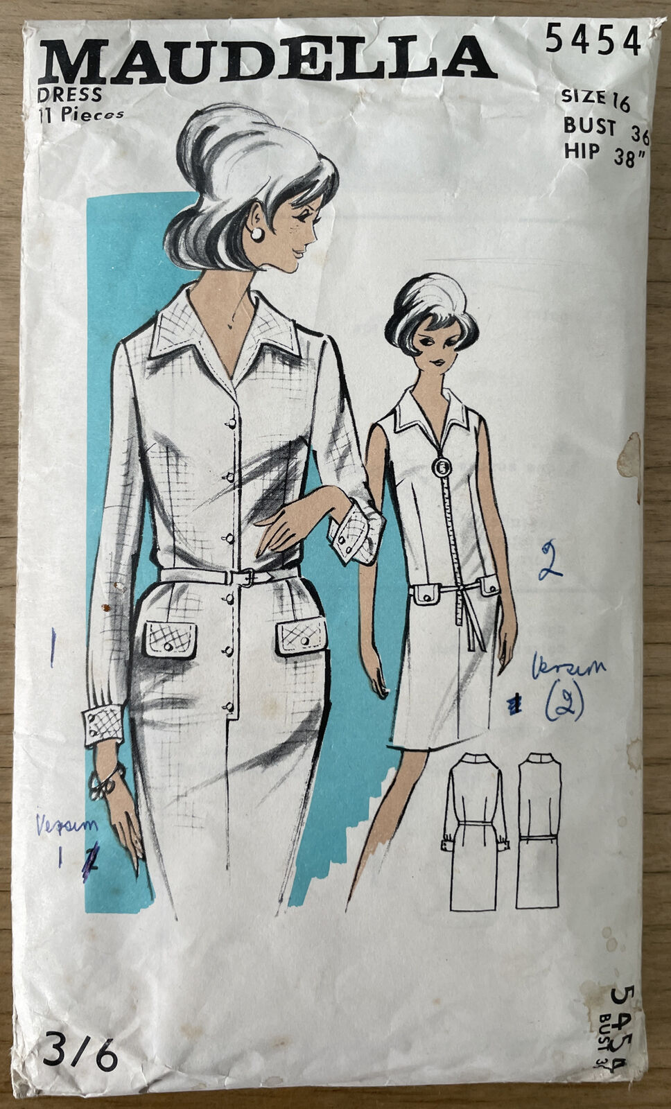 Maudella 5454 Womens Size 16 Dress *