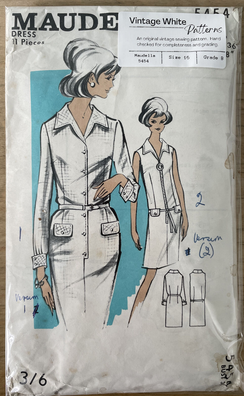 Maudella 5454 Womens Size 16 Dress *