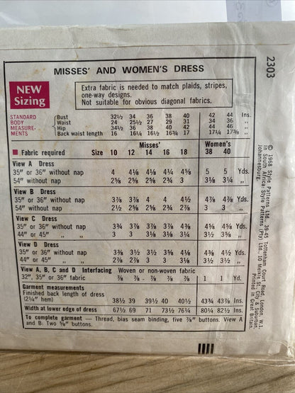 Style 2303 Womens Size 14 Dress