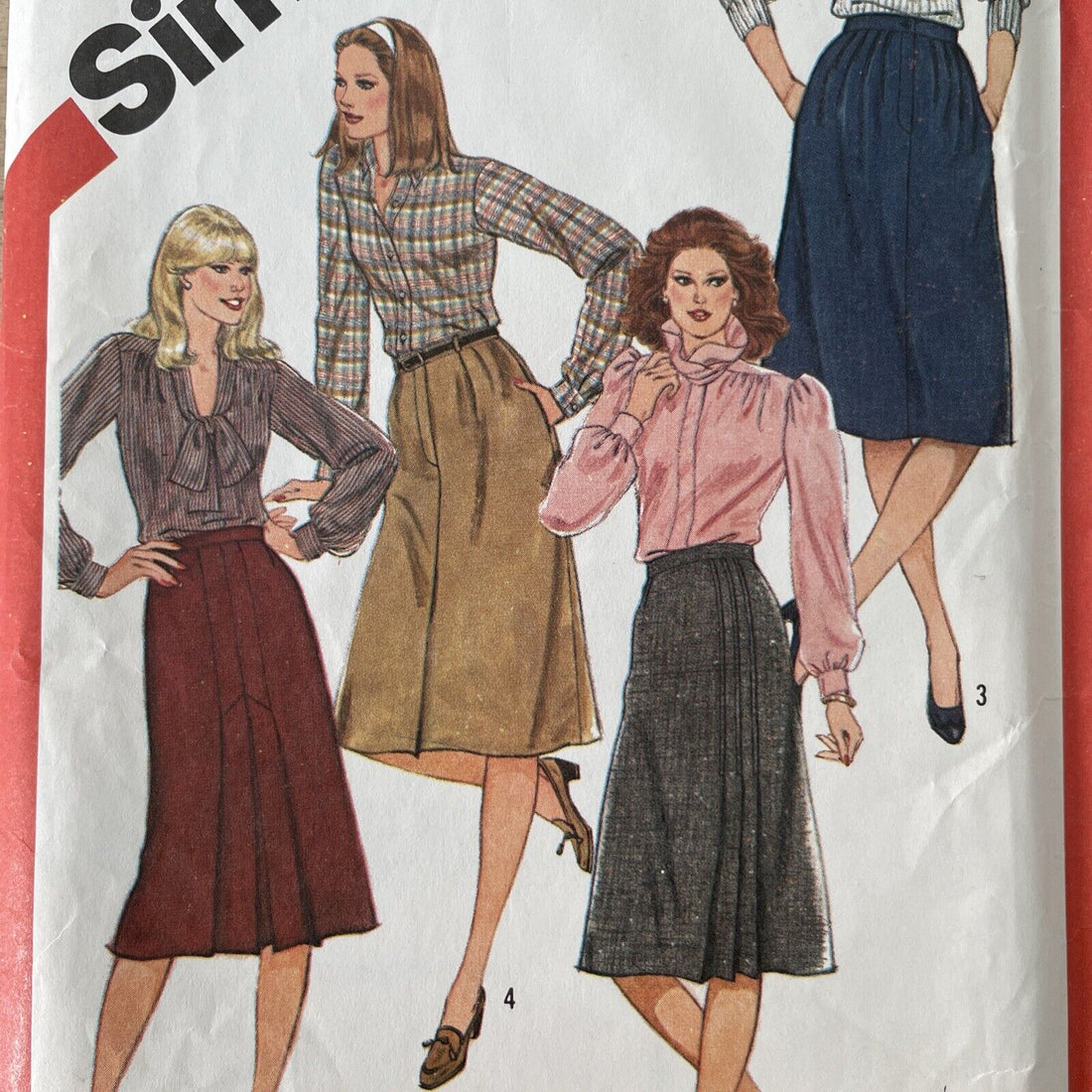 Simplicity 5749 Womens Size 14 Skirt *