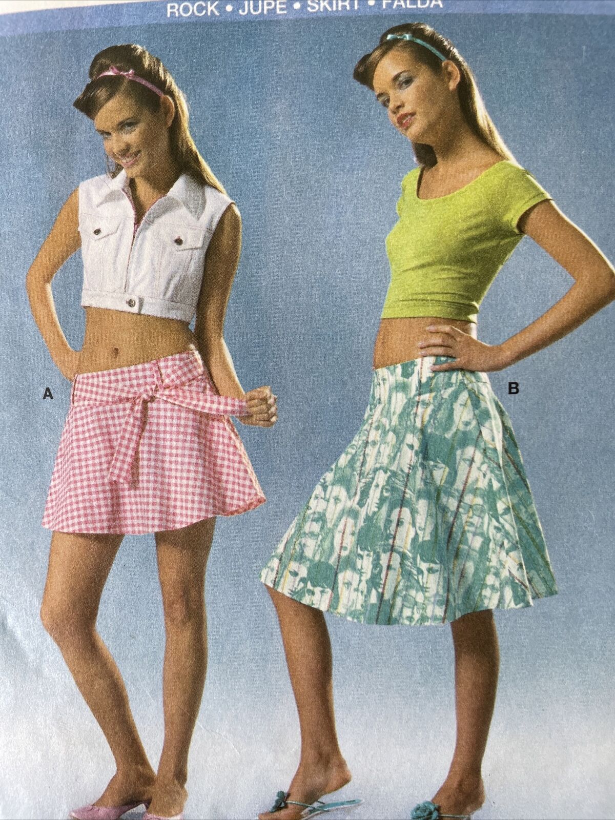 Burda 8176 Teen Size 34-46 EU Skirt FF *