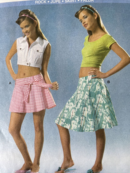 Burda 8176 Teen Size 34-46 EU Skirt FF *