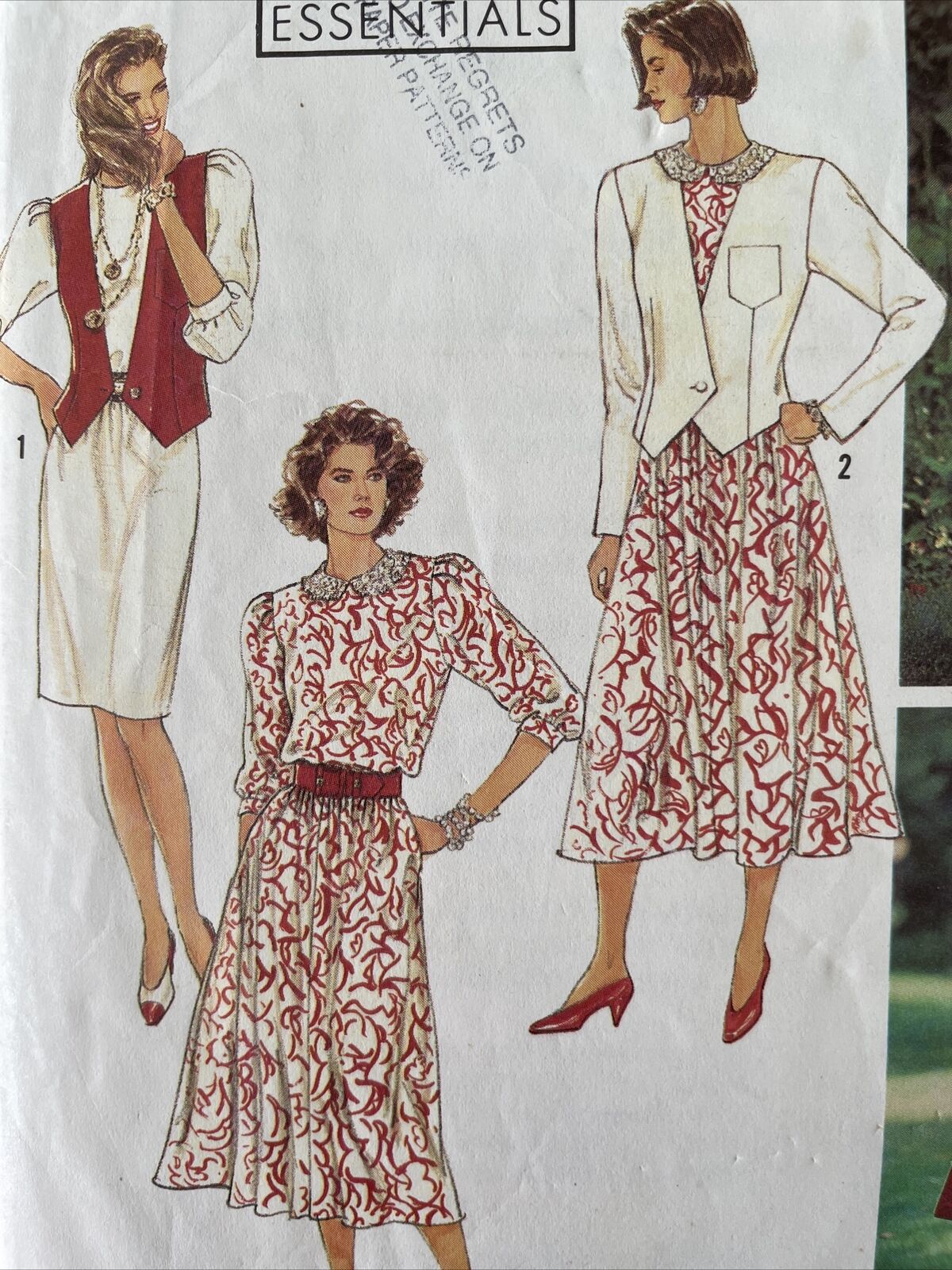 Simplicity 7103 Women Size 10-16 Petite Dress Skirt Jacket Top *