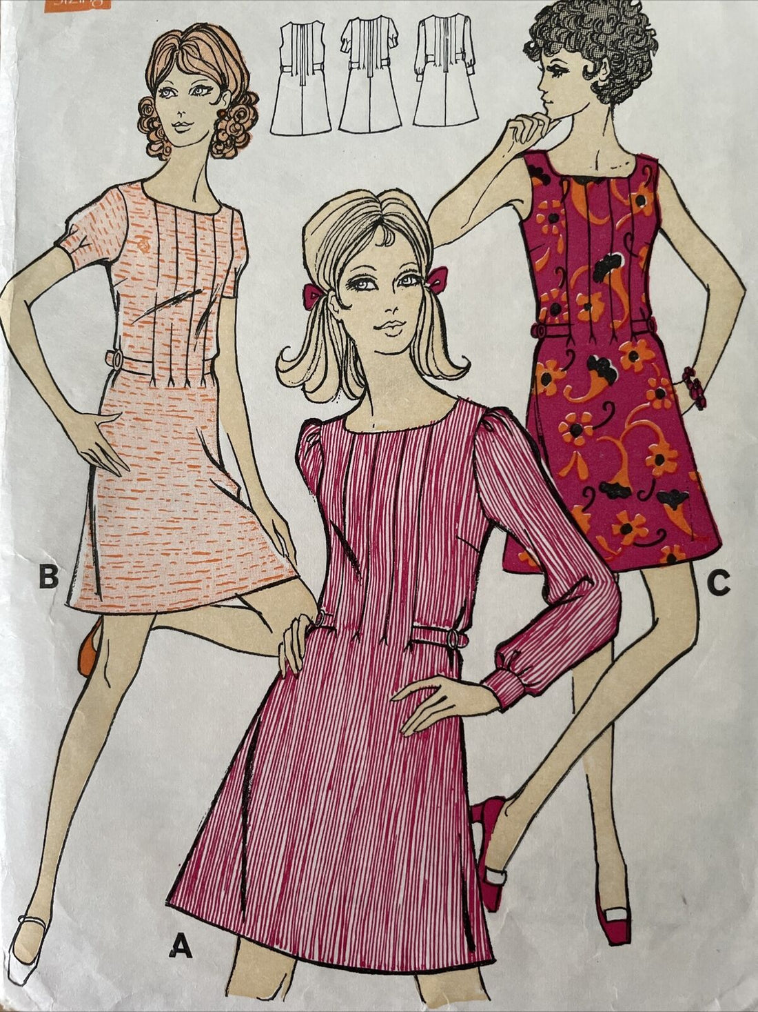 Le-Roy Weldons 8852 Womens Size 14 Dress *