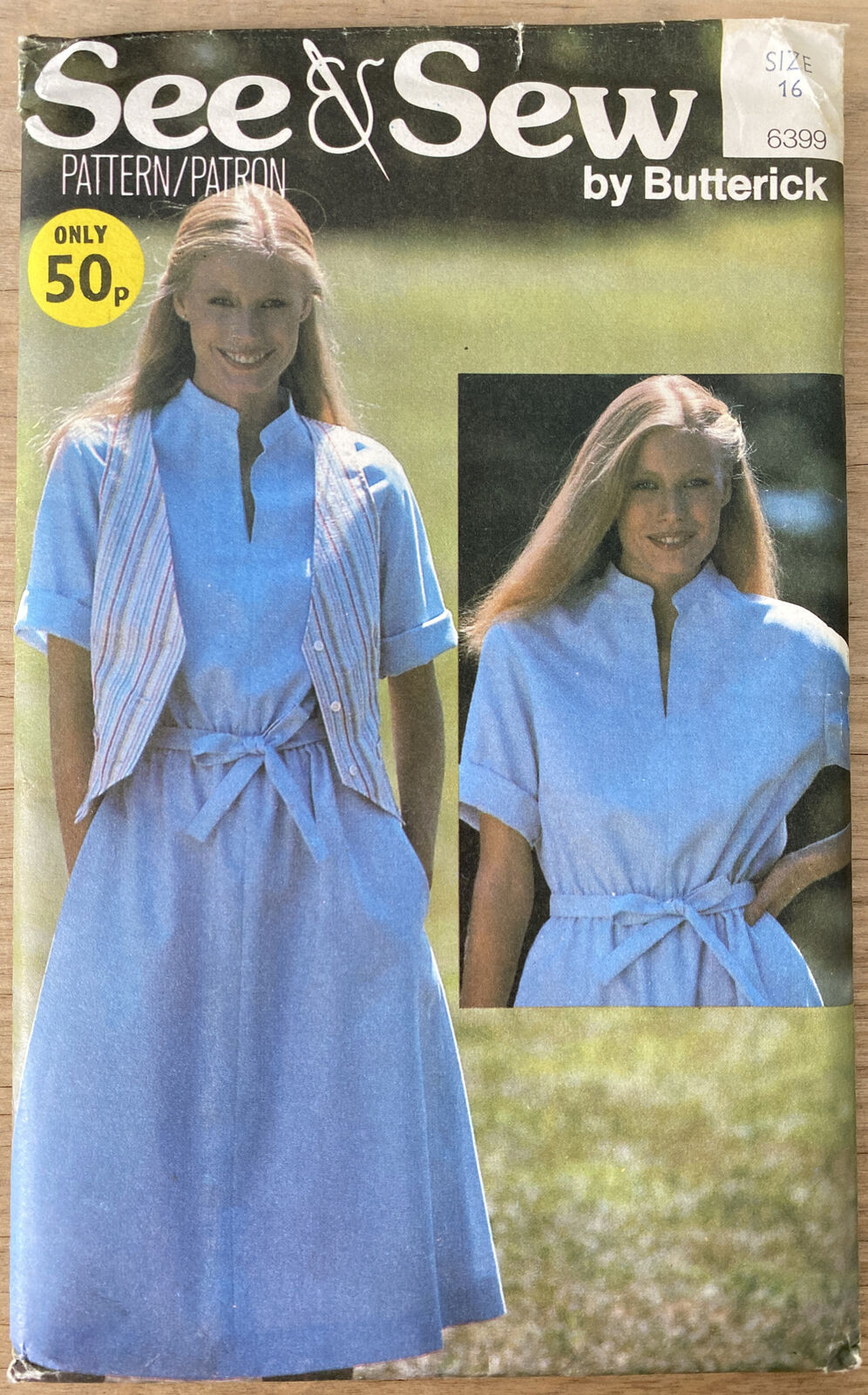 Butterick See &amp; Sew 6399 Womens Size 16 Dress *