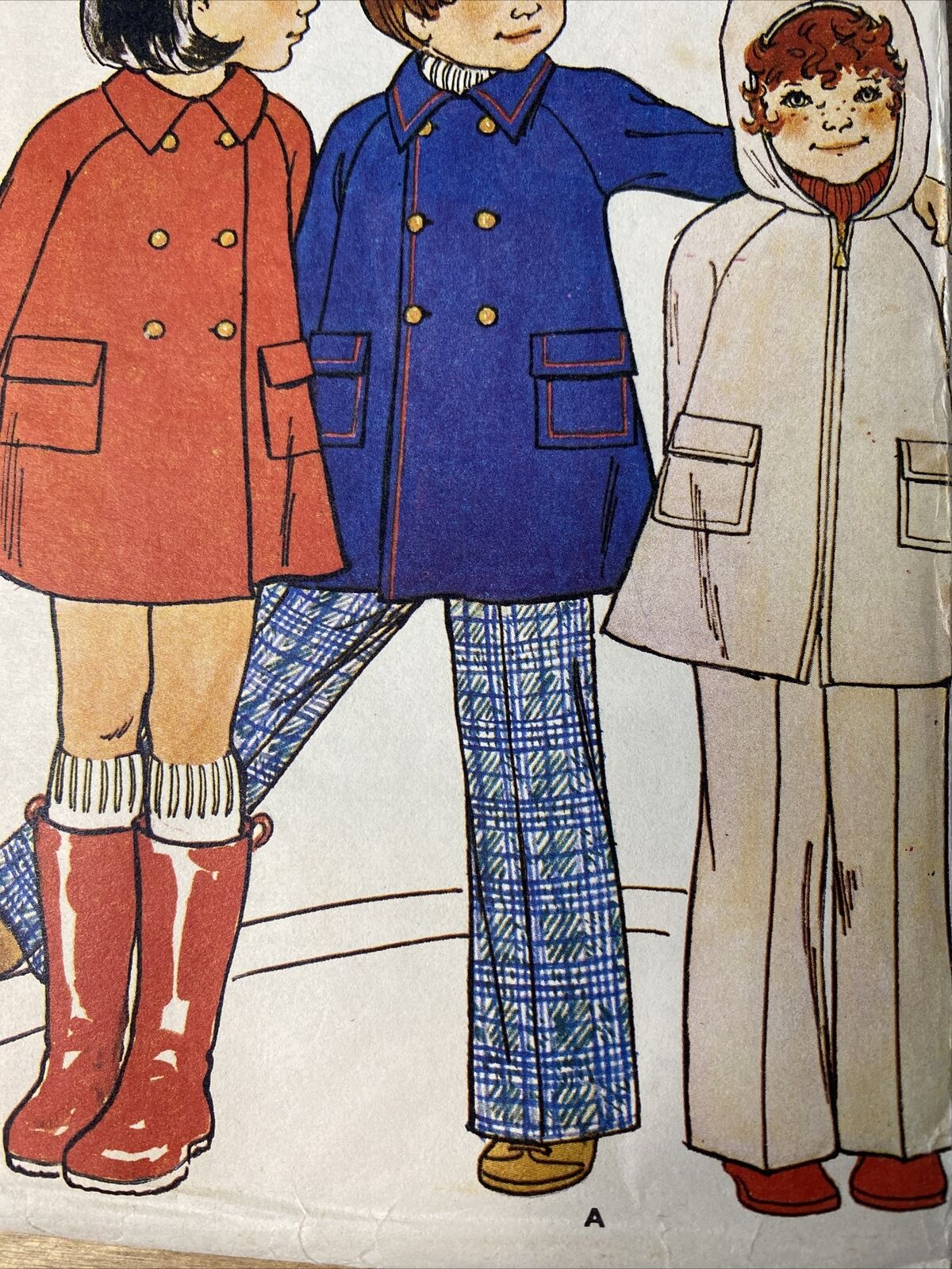 Butterick 413 Childs Size 2 Toddler Coat Trousers *