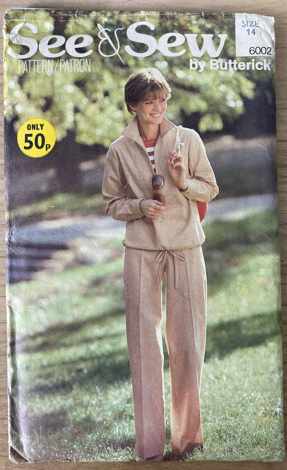 Butterick See &amp; Sew 6002 Womens Size 14 Top Trousers *