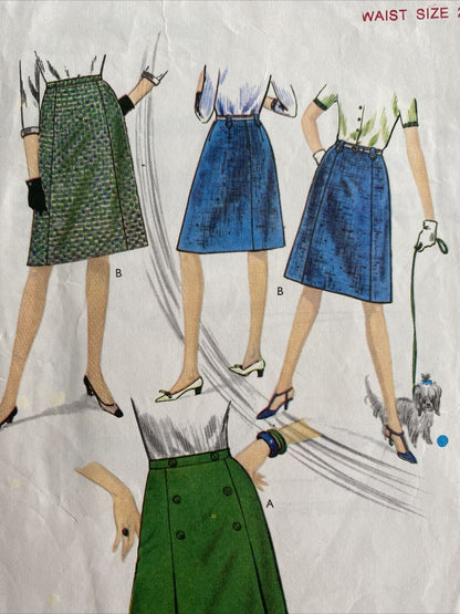 Style 1734 Womens Waist 27” Skirt