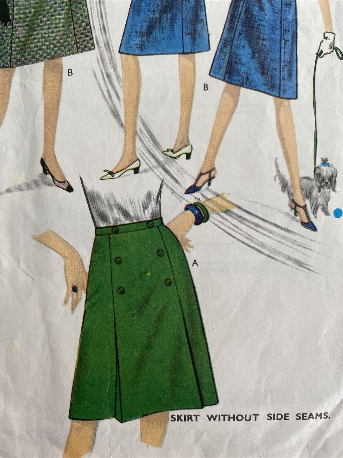 Style 1734 Womens Waist 27” Skirt