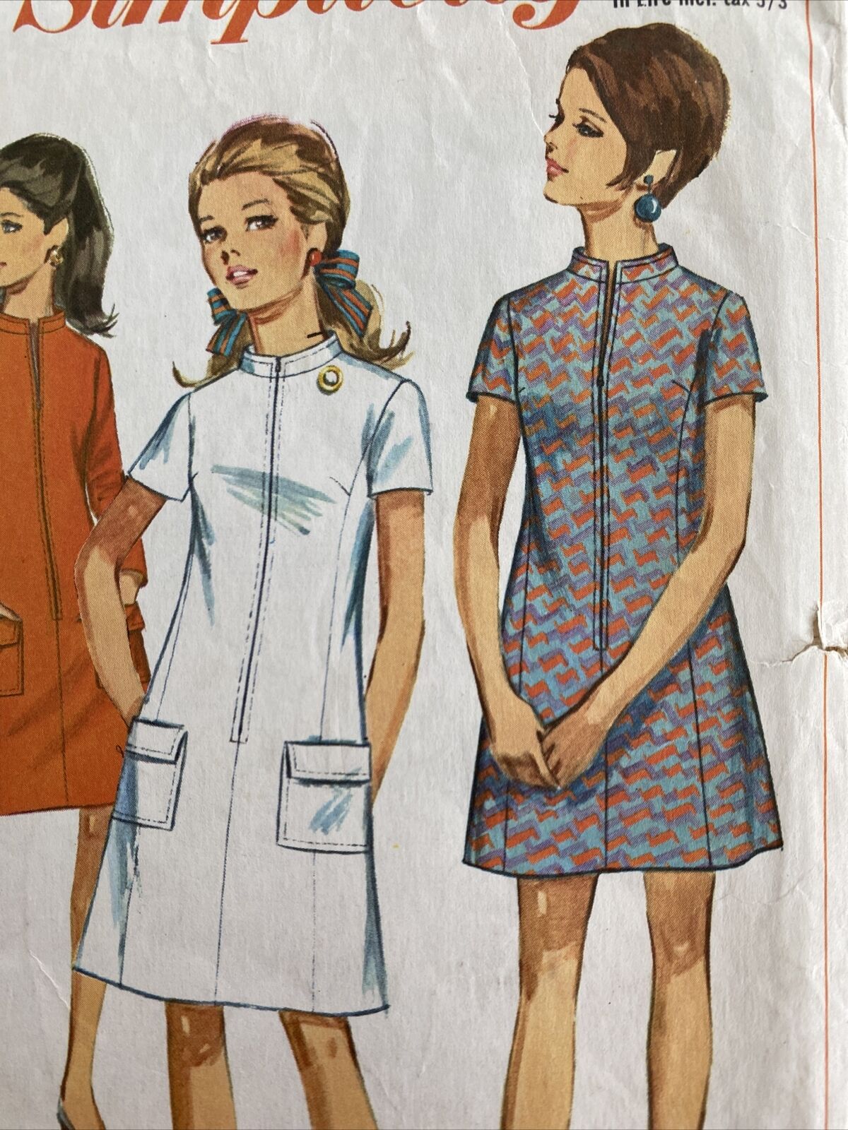 Simplicity 7451 Teen/Girl Size 9 Dress *