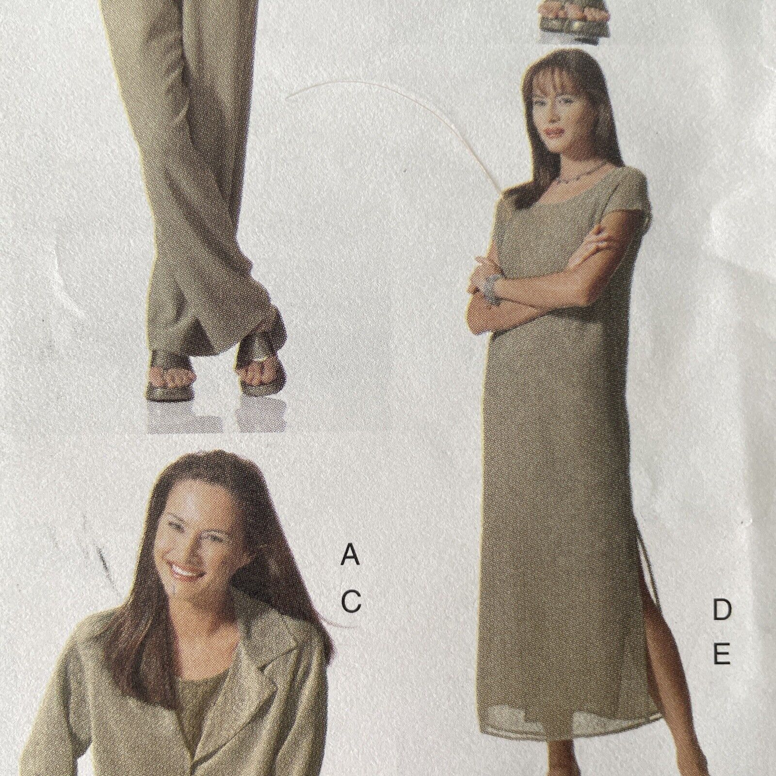 Vogue 2148 Womens Size 12-16 Dress Jacket Top Trousers