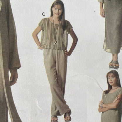 Vogue 2148 Womens Size 12-16 Dress Jacket Top Trousers