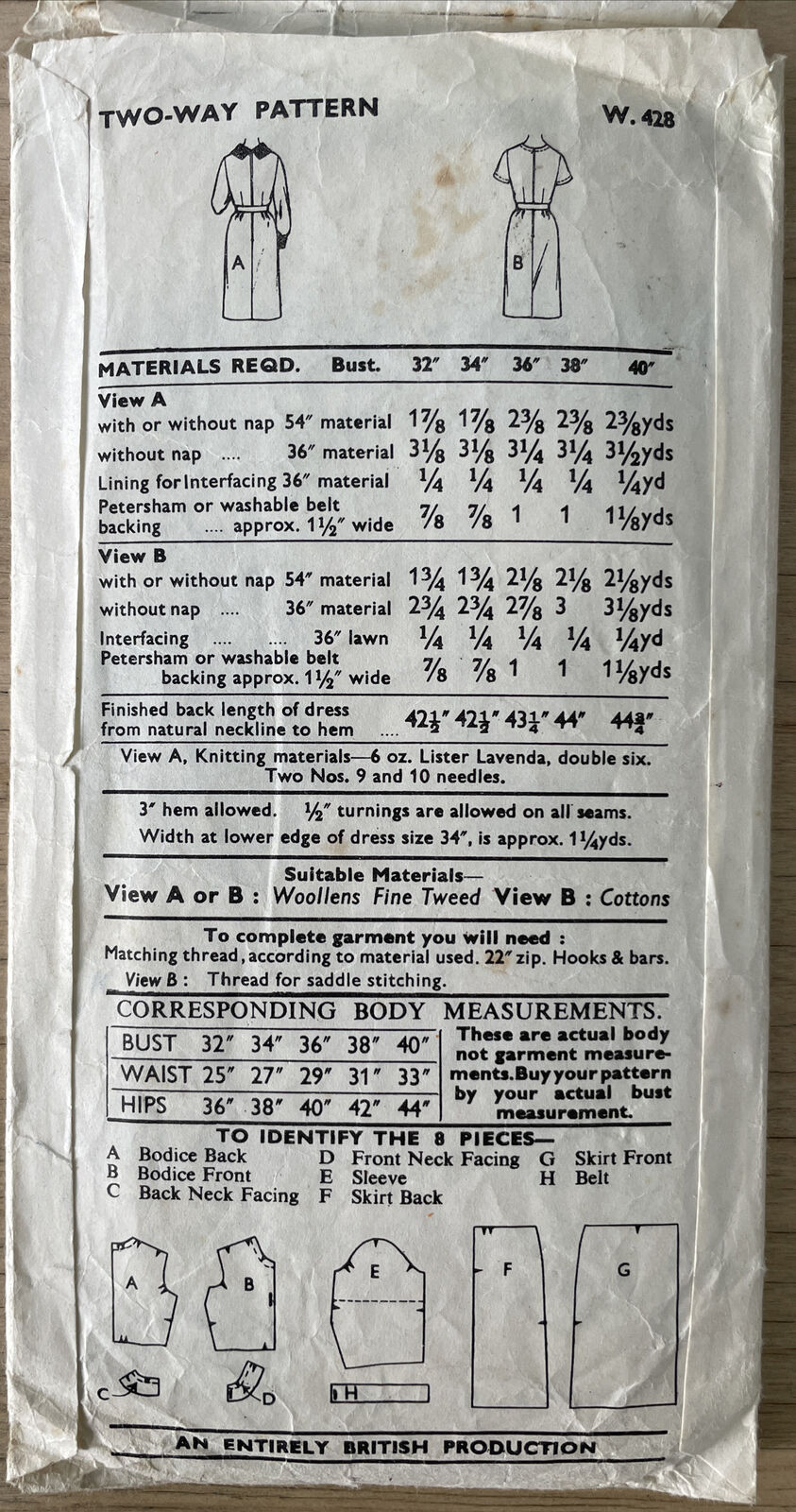 Woman W428 Womens Bust 36” Dress