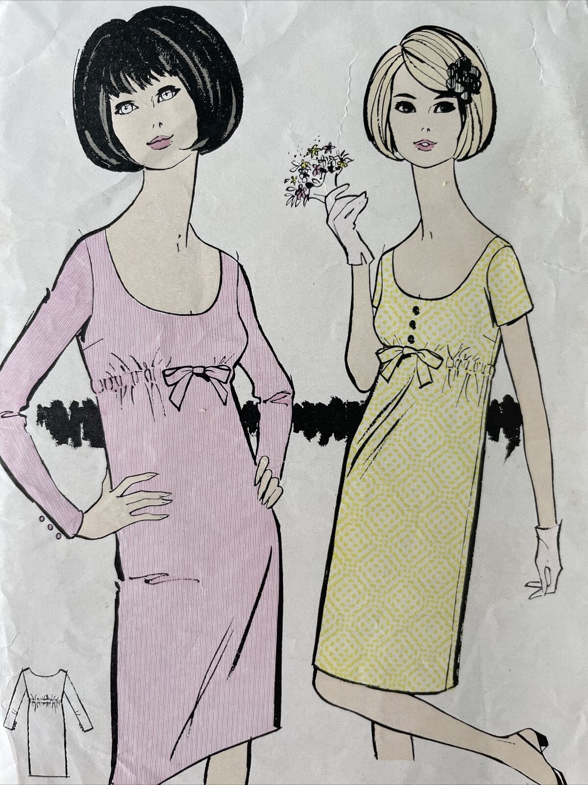 Weldons 8469 Womens Size 16 Bust 36”Dress *